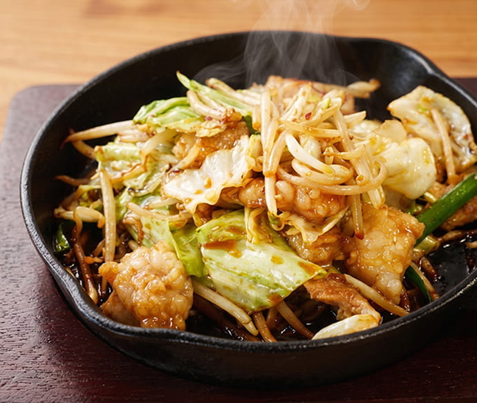 牛ホルモン焼き定食